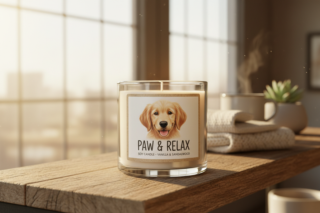 Dog Candle