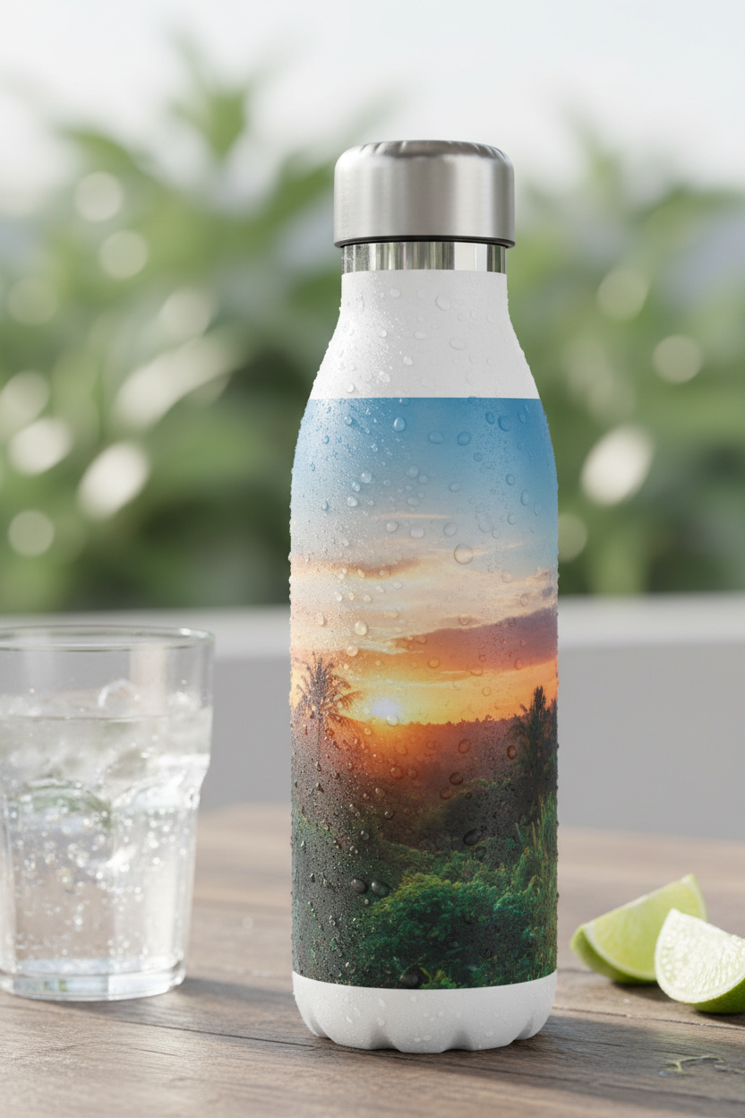 Water bottle close-up